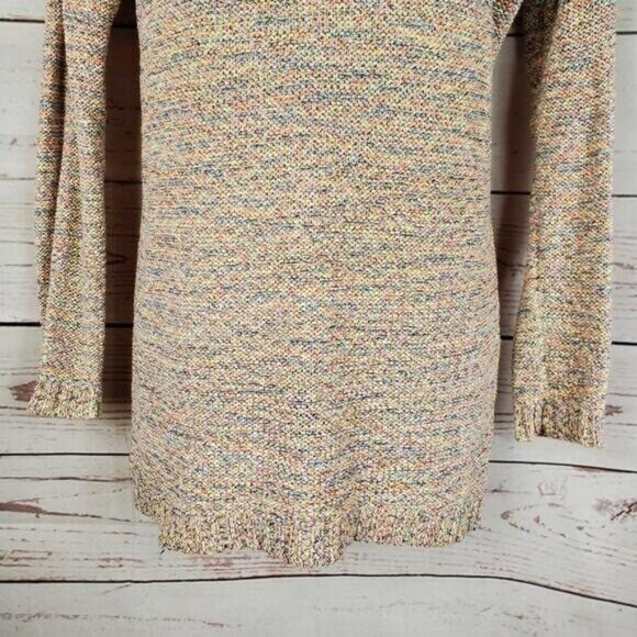 Baby Angel Womens Crewneck Multicolor Tunic Sweater Knit Pullover Size S - Picture 3 of 8